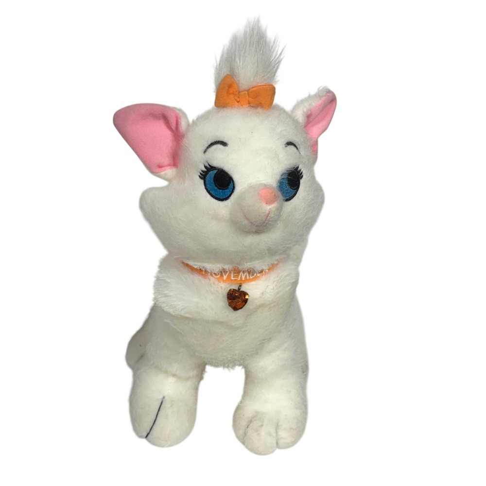 The Aristocats November Marie Birthstone Theme Collection Disney Store Plush 12"